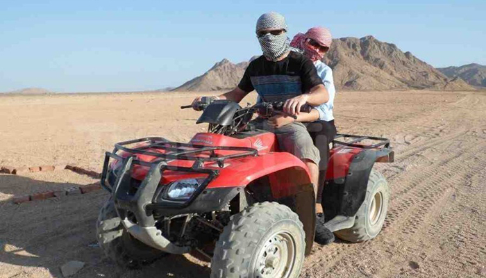 Quad Biking With Camel Ride & Beduin Dinner 4 in One